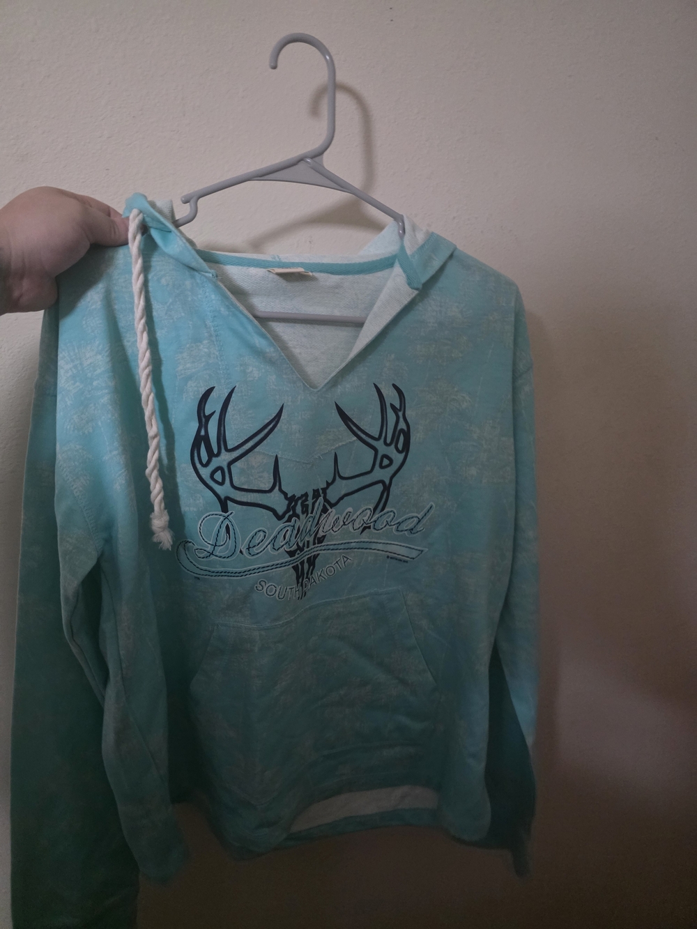 Legacy Aqua Blue Deerwood Pullover Hoodie